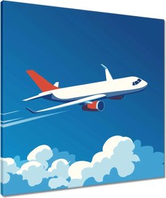 Vászonkép 60x60 Önszínű száguld az égen