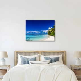 Egy trópusi tengerpart képe (70x50 cm)