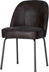 Vogue bőr étkezőszék, csokoládé/ sötétbarna, Be Pure Home