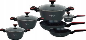 Edénykészlet 10EL. Márvány Indukciós Gáz Szett Prémium Edények Cheffinger