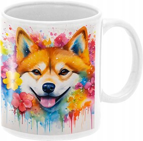 Shiba Inu Gyönyörű Kutyás Bögre Születésnapi Ajándék 330 ml Csomagolás