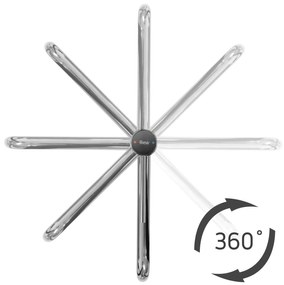 Rea Lugano Slim Chrome magasított fürdőszobai mosdó csaptelep
