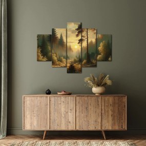 Kép - Napfény az erdőben (150x105 cm)