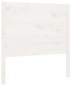 fehér tömör fenyőfa fejtámla 106 x 4 x 100 cm