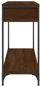 vidaXL barna tölgyszínű szerelt fa tálalóasztal 100 x 34,5 x 75 cm