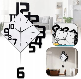 Falióra , Csendes ingaóra, Elemmel működik, Nem kopog