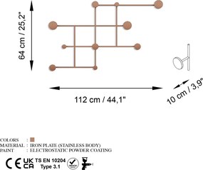 Fali fogas, 112×64 cm – TR494PYT1139