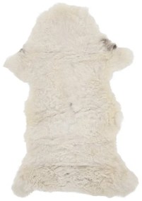 krémszínű báránybőr 70 x 100 cm