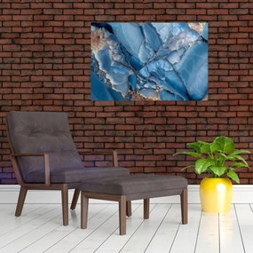 Kép - Kék tagolt márvány (90x60 cm)