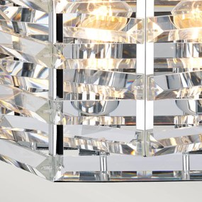 Elstead glamour modern fali lámpa shoal fényes nikkel elsshoal2