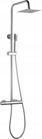 Termosztatikus Zuhanyoszlop Króm Csapteleppel Laveo