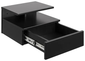 AVA fekete éjjeli szekrény