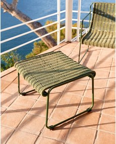 Zöld kerti puff Maurina – Kave Home