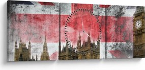 Kép - London (órával) (90x30 cm)