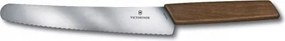 Elegáns Kenyér- és süteményvágó kés Victorinox Swiss Modern 22 cm Mogyoró