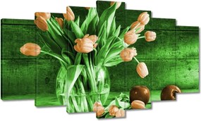 Vászonkép 140x80 Zöld wenge