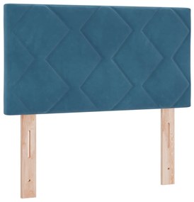 LED Fejvég Gyémánt Blokkok Dizájn Sötétkék 80 cm Velvet