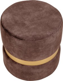 Ring puff - arany gyűrű - P05 - barna bársony R