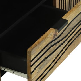 TV Szekrény - 105 x 33,5 x 46 cm, Tömör Mangófából