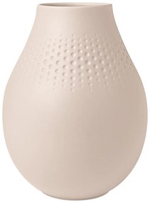 Magas Perle våza, Manufacture Collier bézs, h. 15,9 cm - Villeroy & Boch