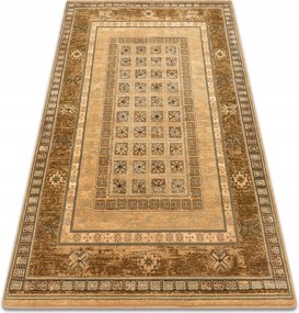 Nappali Szőnyeg Omega Antik bézs Keret Klasszikus Gyapjú 100x150 cm