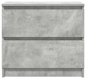 betonszürke szerelt fa TV-szekrény 60x35x54 cm