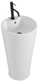 REA-U5635 - Szabadon álló BLANKA mosdó 85x40 cm kerámia/fényes fehér