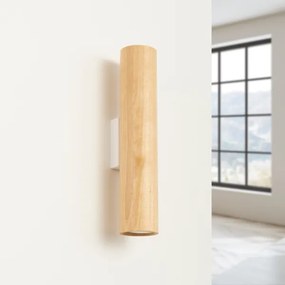 Sollux SL.1878 - Fali lámpa LINO 2xGU10/10W/230V bükk