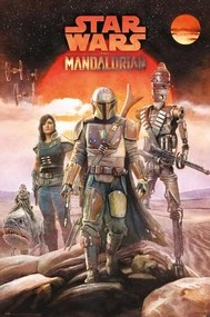 Plakát Star Wars: Mandalorian - Crew