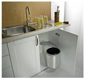 Beépíthető fém szemetes 10 l Ring - Elletipi