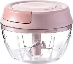 Kézi Aprító Élelmiszer Szeletelő – Aprító Rózsaszín 500ML