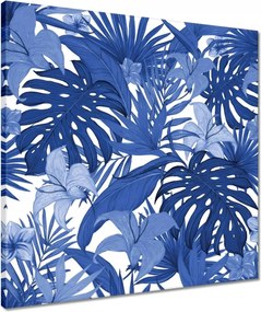 Vászonkép 50x50 Classic Blue Monstera