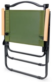 Összecsukható kempingszék zöld
