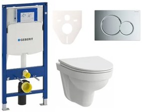 Fali WC szett Geberit előtétfalas szereléshez + Laufen Pro Nordic WC SIKOGES3H2