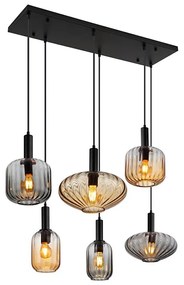 Globo 15719-6 - Kábeles csillár VALLETTA 6xE27/60W/230V