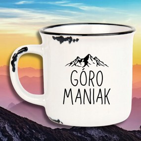 Bögre Fehér Retro Vicces Ajándék Hegymászó