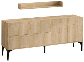 Szekrény polccal Stella Sapphire Oak