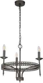 Elstead Lighting CROWN CROWN3 Csillár 3x60W/E14