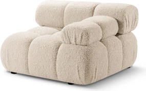 Bézs buklé kanapé modul (jobb oldali) Bellis – Micadoni Home