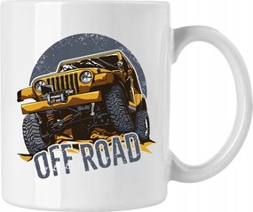 Offroad bögre terepjáróknak, 1. számú, fehér, 330 ml