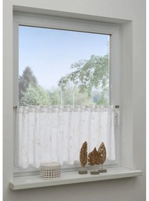 Fehér átlátszó függöny 45x140 cm - Gardinia