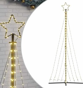 vidaXL meleg fehér LED karácsonyfa 447 LED 250 cm