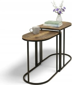 Tandem két oldalsó asztalból álló szett