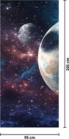 Fotótapéta ajtóra - Univerzum (95x205cm)