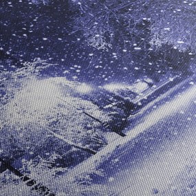 Kép - varázslatos téli éjszaka (120x50 cm)