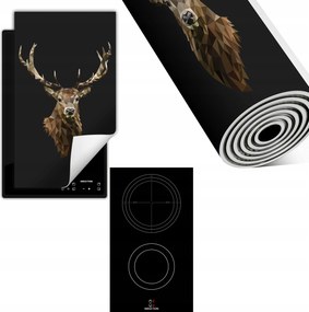 Indukciós Védőszőnyeg Konyhapult 30x52 sötét szarvas