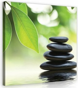 Vászonkép 80x80 Zen kövek egyensúly nyugalom harmónia relaxáció egyensúly természet