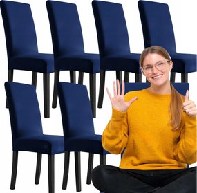 Szett: 6 db székhuzat rugalmas elegáns székhuzat