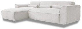 Fehér sarokkanapé (bal oldali) Flex Felix – Miuform