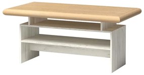 Dohányzóasztal Kenny 13 (fehér craft + arany craft). 1057838